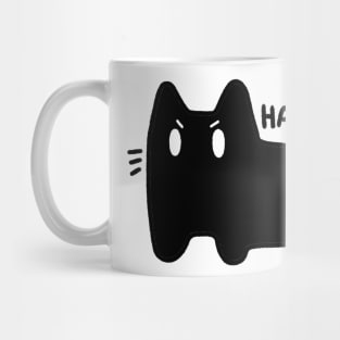 Hangry cute, angry cat Mug